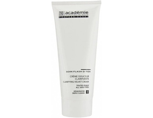 Academie Soin Flash D-TOX Clarifying Velvet Cream очищающий крем для лица (200ml)