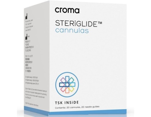 Канюля 27Gx38mm (з голкою 25Gх13mm) - Croma TSK Steriglide SGC-27038-C020