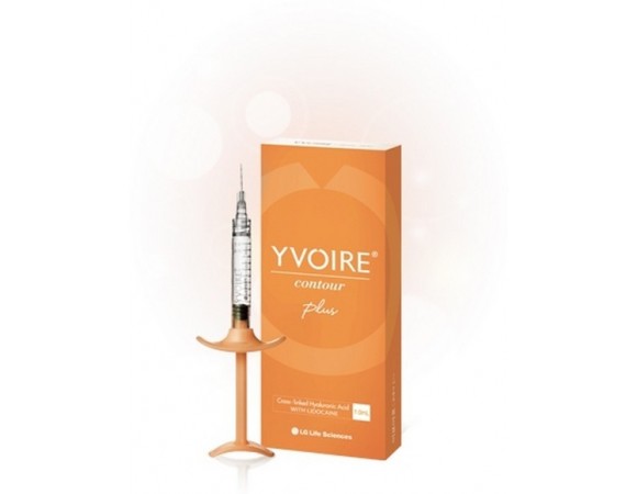 Yvoire Contour Plus филлер на основе гиалуроновой кислоты с лидокаином 1 мл img 2