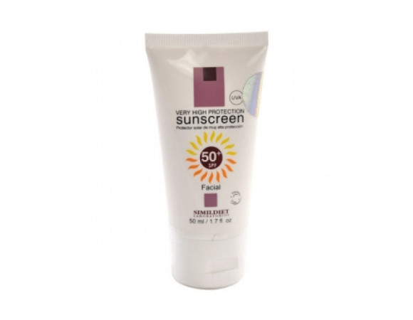 Simildiet Sunscreen SPF 50+ крем солнцезащитный 50 мл