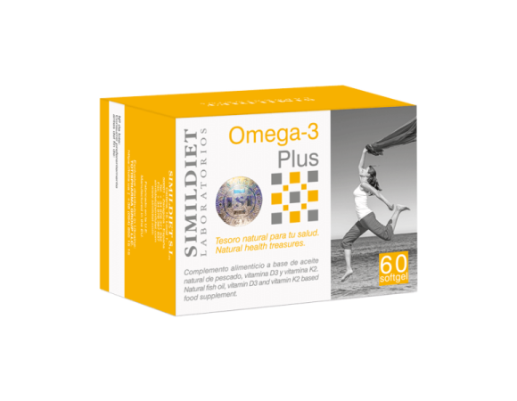 Simildiet Omega-3 Plus нутрицевтик с omega-3 60 капсул