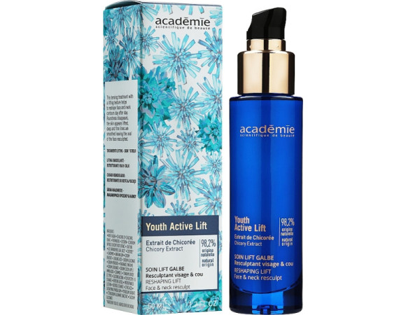 Academie Youth Active Lift Reshaping Face & Neck Resculpt Крем-ліфтинг для обличчя та шиї (50ml)