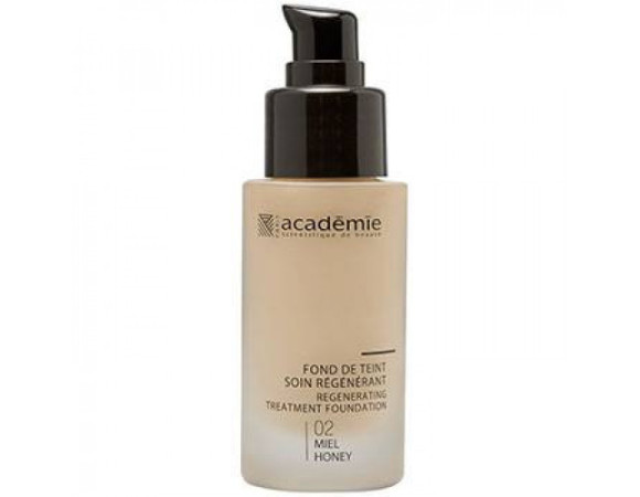 Academie MakeUp Regenerating Treatment Foundation 02 Honey регенерувальна тональна основа, тон 2 30 мл