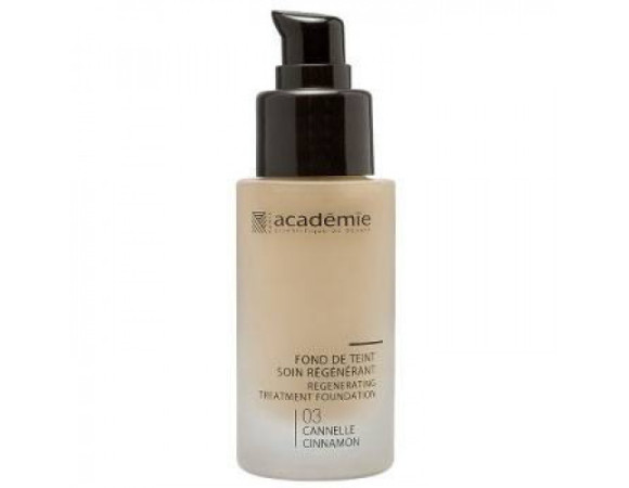 Academie MakeUp Regenerating Treatment Foundation 03 Cinnamon регенерувальна тональна основа, тон 3 30 мл