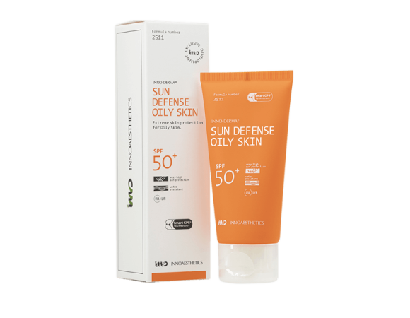 Innoaesthetics Sun Defense Oily Skin SPF 50+ крем сонцезахисний для жирної шкіри 60 мл