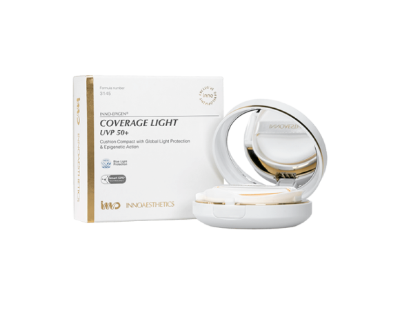 Innoaesthetics Epigen Coverage Light UVP 50+ компактная тональная основа в формате кушона