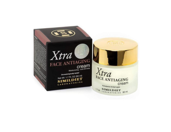 Simildiet Face Antiaging Cream XTRA антивіковий крем з гіалуроновою кислотою і DMAE 50 мл